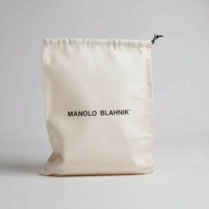 Manolo Blahnik 13.5" x‎ 10.5" Dust Bag Luxury Shoe Pouch Evening Bag Accessory